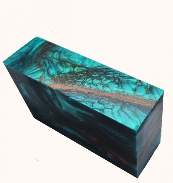 Multicolor Sedefli  Mavi Kahve Katalin Tesbih Hammaddesi