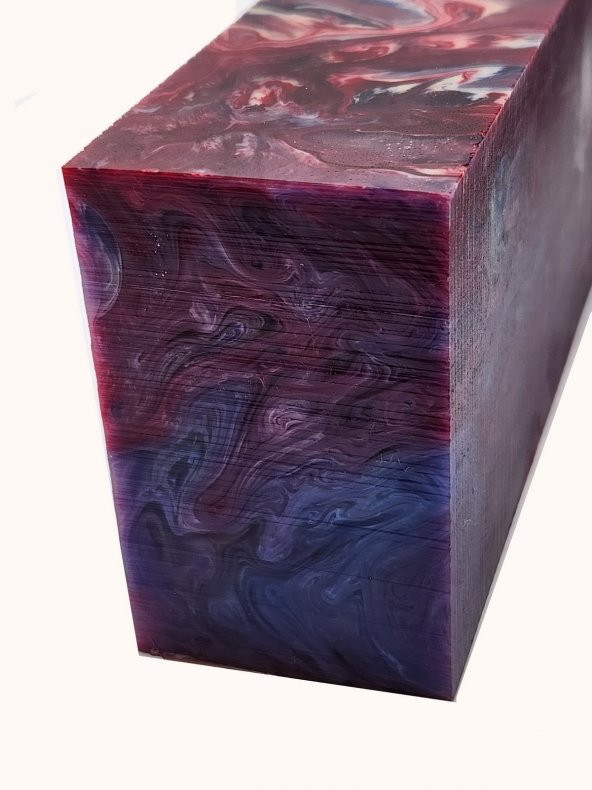 Mavi Mor Hareli Amerikan Katalin Tesbih Hammaddesi - Resim 4