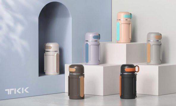 TKK Çelik Sport Termos 1000Ml Mor - 6