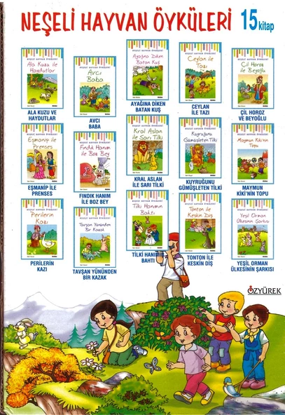 ÖZYÜREK NEŞELİ HAYVANLAR DİZİSİ ( 15 KİTAP )