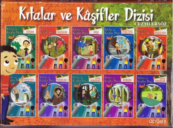 ÖZYÜREK KITALAR VE KAŞİFLER DİZİSİ ( 10 KİTAP )