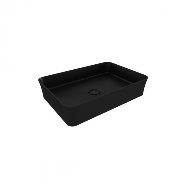 Bocchi Sottile Slim Line Tezgah Üstü Lavabo, Mat Siyah 1476-004-0125 - 1