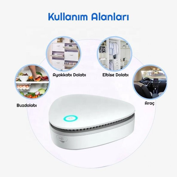 UpWay Ozon Sterilizatör Araç Buzdolabı Hava Temizleme Koku Giderici Dezenfeksiyon Cihazı - 7