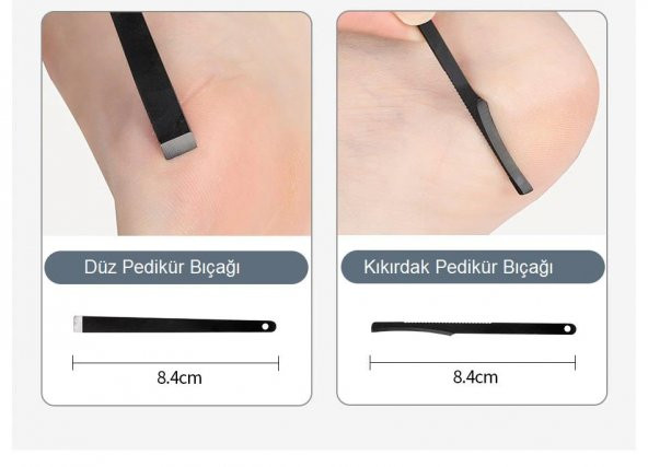 UpWay Deri Çantalı 18 Parça Paslanmaz Çelik Manikür Pedikür Yüz Bakım Seti - 12