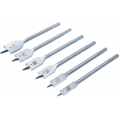 Yu-Su Tools 6 Parça Yaprak Ahşap Delici Matkap Ucu 10-12-16-18-20-25 Yu-Su Tools