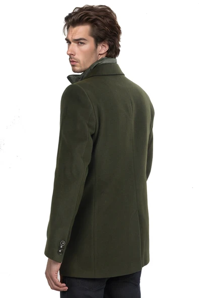 Cengiz İnler Poşetli Yaka Erkek Kaban