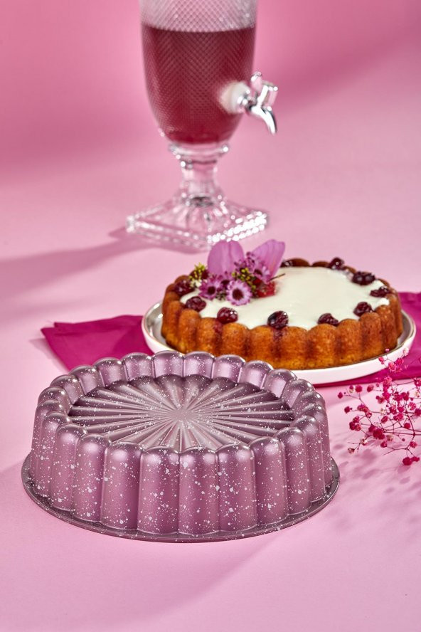 Taç Granit Döküm Tart Kalıbı Vişne 26 cm