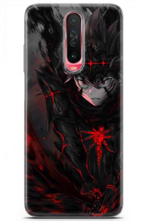 Xiaomi Poco X2 Uyumlu Kılıf Supers 14 Asta Devil Anime Cover Kılıf Siyah - 1