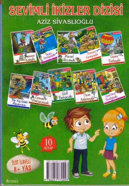 ÖZYÜREK SEVİMLİ İKİZLER DİZİSİ-8 YAŞ ( 10 KİTAP )