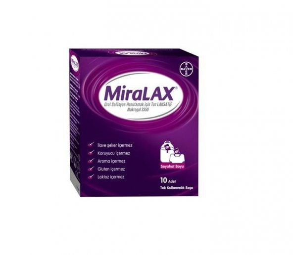 MiraLAX Oral Solüsyon Makrogol 3350 10 Saşe