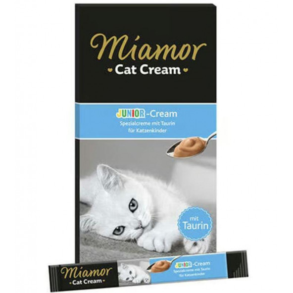 Miamor Cream Taurin İçeren Sıvı Krema Yavru Kedi Ödül 6x15 90gr