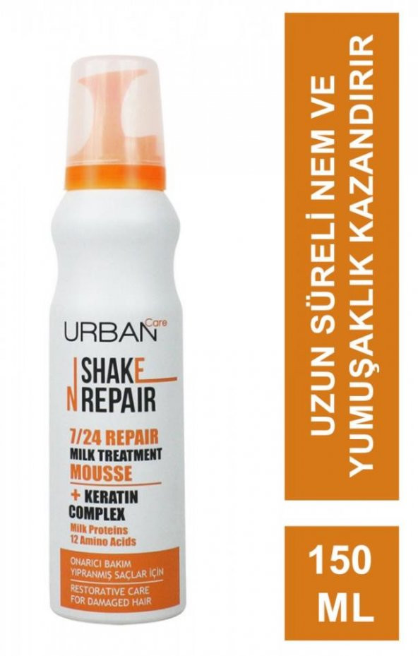 Urban Care Shake N Repair 7/24 Onarıcı Bakım Köpüğü 150 Ml