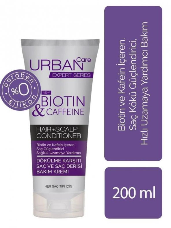 Urban Care Expert Biotin Ve Kafein Dökülme Karşıtı Saç Kremi 200 Ml