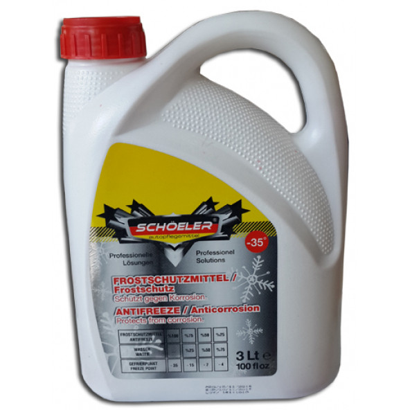 SCHÖELER ANTİFREEZE 3 LT KIRMIZI