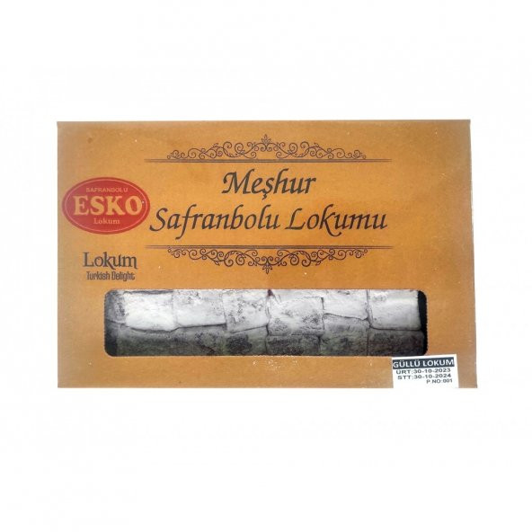 Esko Safranbolu Güllü Lokumu 1000 gr