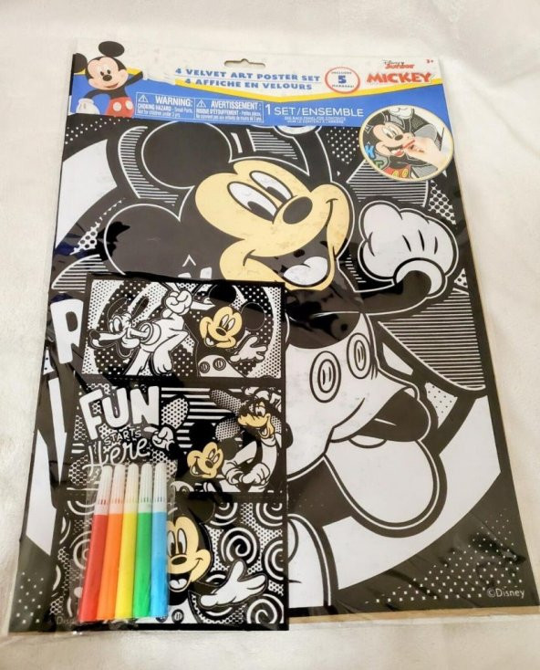 Mickey Mouse Poster Boya Kalemi