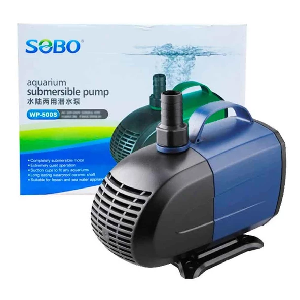 Sobo Akvaryum Sump Pompası WP-500S 100W 6000 Lt/H 5 M ürün görseli 1