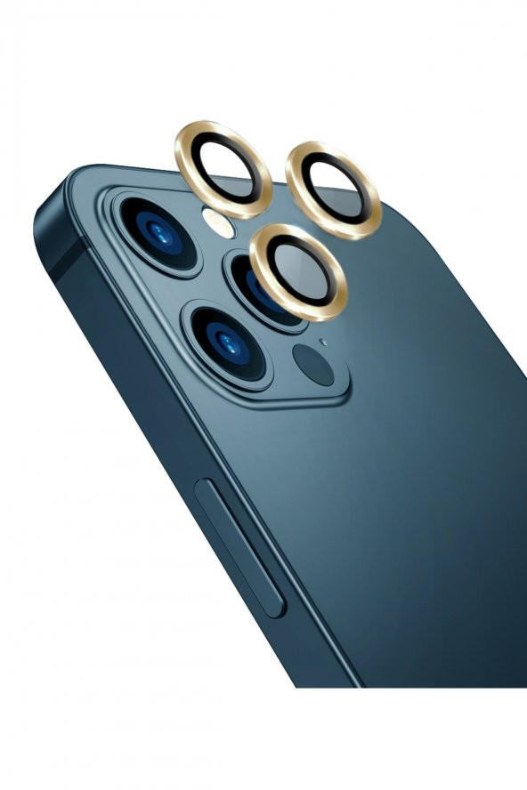 iPhone 12 Pro Uyumlu Go Des CL-10 Kamera Lens Koruyucu