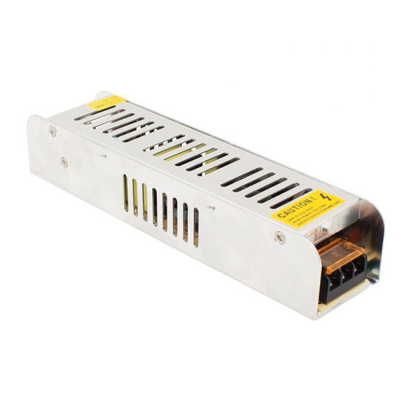 12 VOLT - 15 AMPER SLIM KASA METAL ADAPTÖR (198*58*40) (4116) - 1