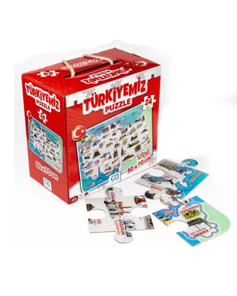 Türkiyemiz Çocuk Puzzle 24 Parça - 2