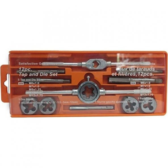 Fırat Pafta Kılavuz Takımı 12 Parça - 2