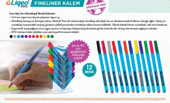 Noki Motifli Boyama Kitabı Ve 6 Lı Liqeo Fineliner Mandala Seti - 6
