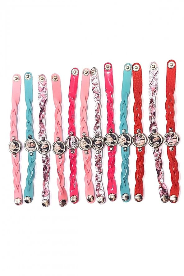 K-pop Blackpink Örgü Bileklik Yeni Model 12 Adet - 2