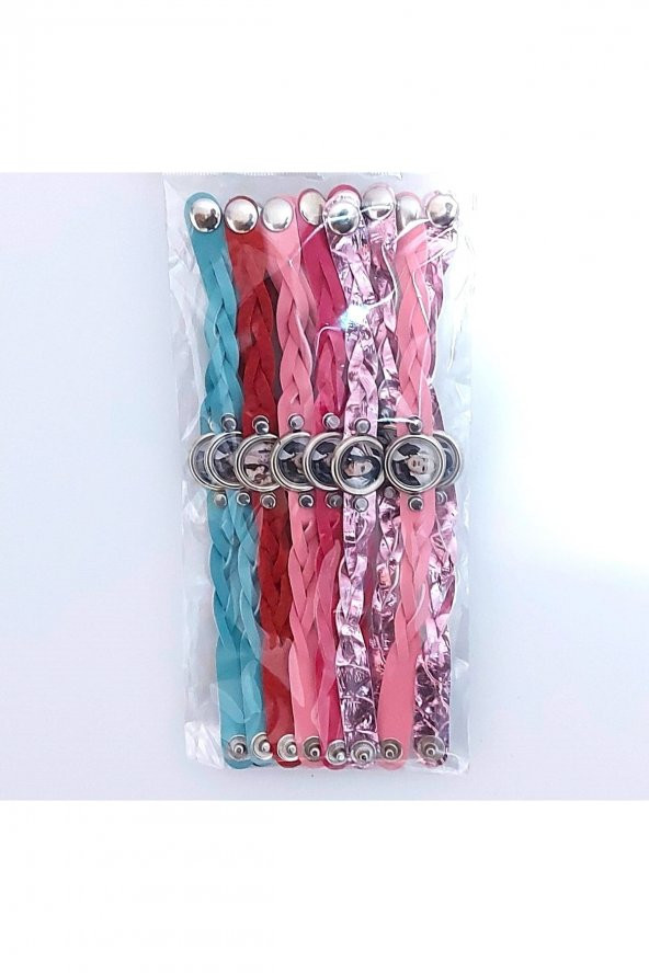 K-pop Blackpink Örgü Bileklik Yeni Model 12 Adet - 3