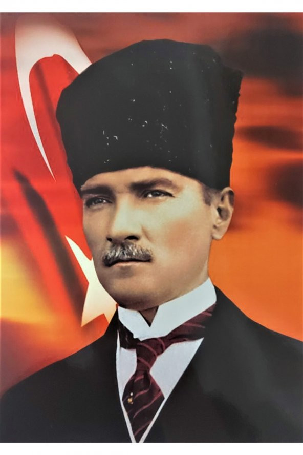 Mustafa Kemal Atatürk Poster 4 Farklı Model 20 Adet - 3