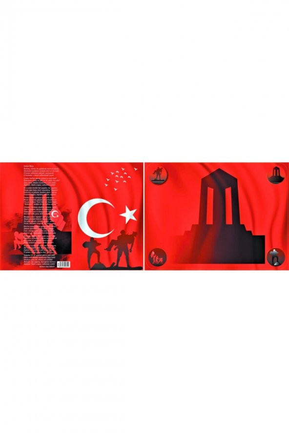 Çanakkale Istiklal Marşı Temalı Karne Kılıfı 20 Adet