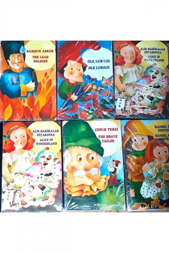 Türkçe Ve Ingilizce Versiyonlu 10 Adet Resimli Hikaye Seti ürün görseli 1