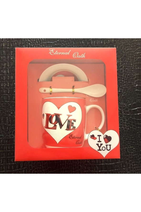 I Love You Büyük Boy Kupa Bardak Özel Tasarım - 2