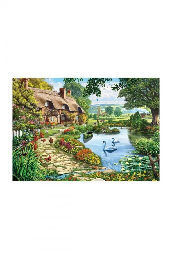 22007 Ks, Cottage By The Lake, 1500 Parça Puzzle ürün görseli 1