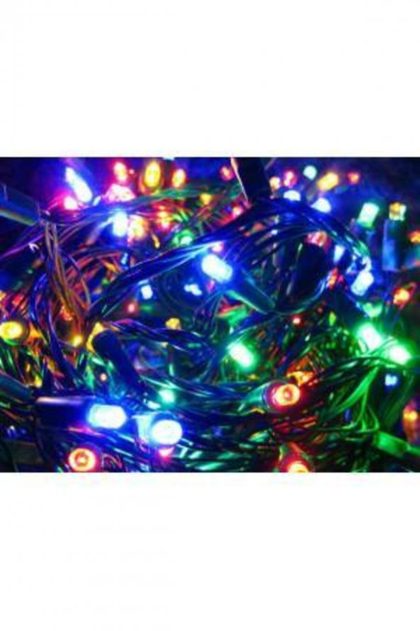 3,5 Metre 100 Led Karışık Renk Yılbaşı Ağaç Işığı - Resim 2