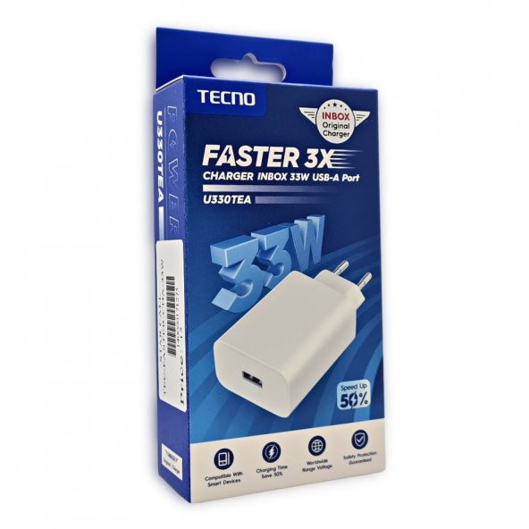 Tecno Xiaomi 11İ 5G 33W UsbA Çıkışlı 3in1 Lightning, Type-C, Micro Data ve Şarj Kablolu Şarj Aleti - 5