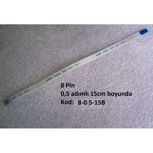 ASUS X505 X405U X405UA X405UQ X405UR parmakizi  Flex Kablosu 8-0.5-15B ürün görseli 1