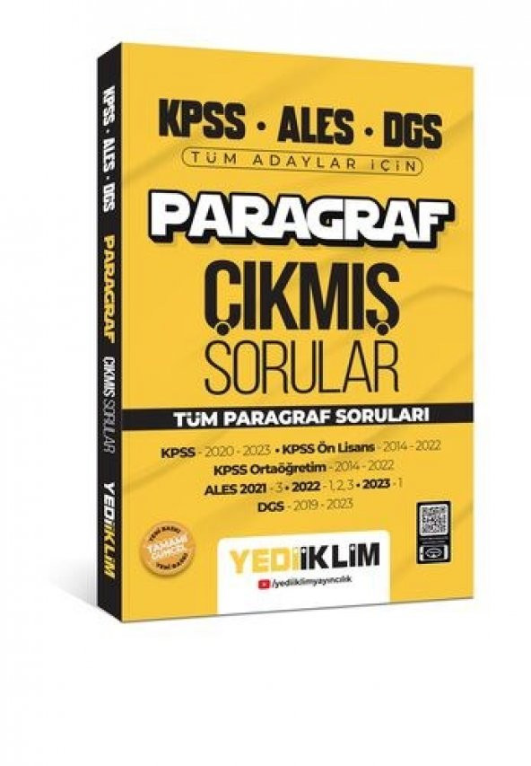 Pegem Ezberbozan Paragraf Soru Bankası+Paragraf Ales Dgs Kpss Çıkmış Sorular Seti(2Kitap) - 3