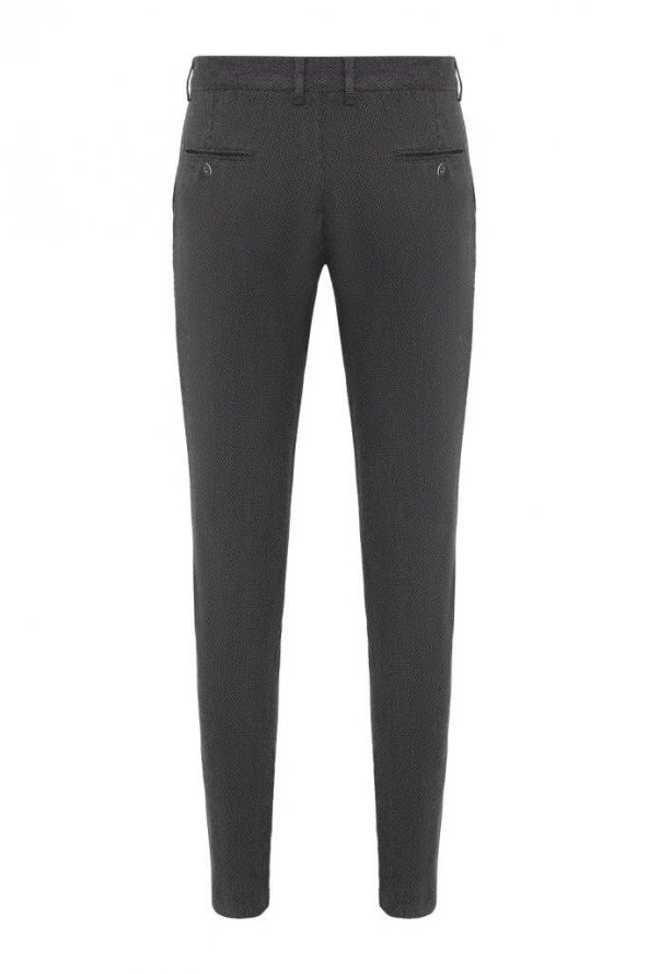 Hipatu Süvari Slim Kalıp Kanvas Pantolon - 4