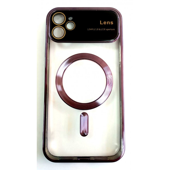 Apple İphone 11 Uyumlu Magsafe Lens Koruma Lazer Kılıf - 2