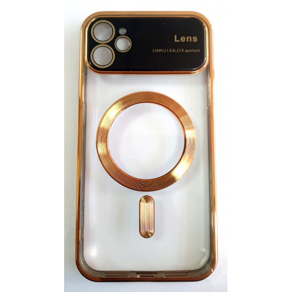 Apple İphone 11 Uyumlu Magsafe Lens Koruma Lazer Kılıf - 4