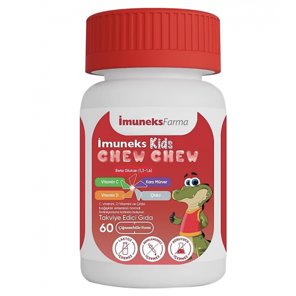 Imuneks Kids Chew Chew 60 Çiğnenebilir Form