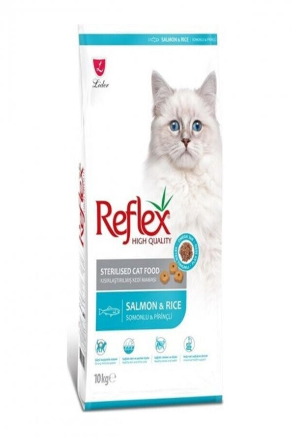 REFLEX STERILISED SOMONLU YETİŞKİN KEDİ MAMASI 10KG