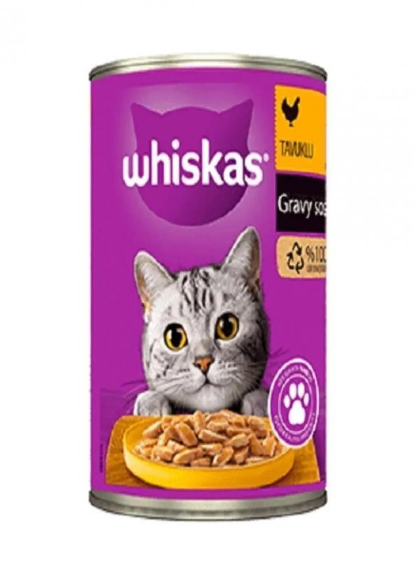 Whiskas Sığır Etli 400 gr Yetişkin Kedi Konservesi