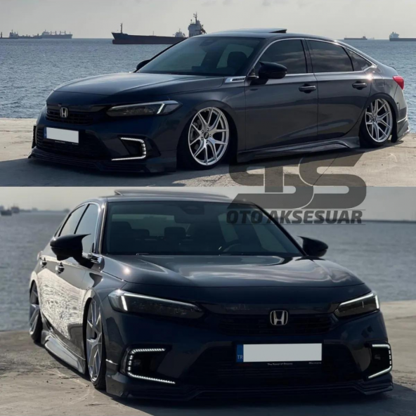 Honda Civic Fe Kasa Batman Yarasa Ayna Kapağı Piano Black / 2019 Sonrası - 3