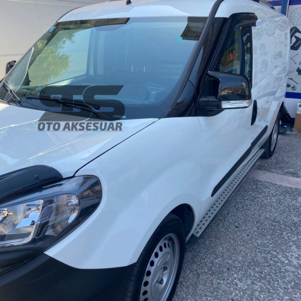 Fiat Doblo Batman Yarasa Ayna Kapağı Piona Black 2009 - 2022 Arası Kasalara Uyumlu 2 Adet D3 - D4 - 3