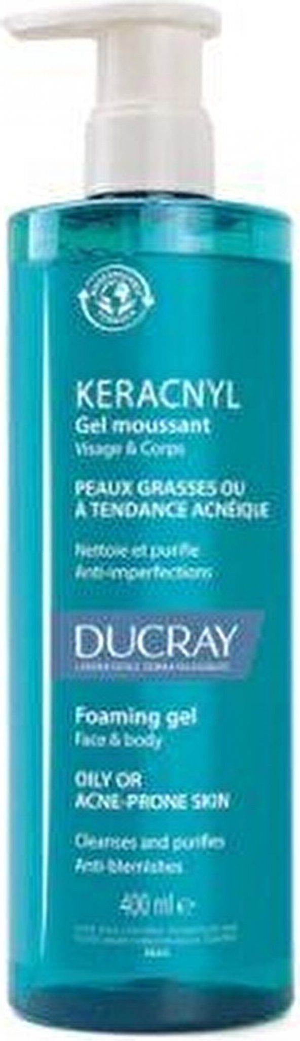 Ducray Kerancnly Gel Moussant 400 ml