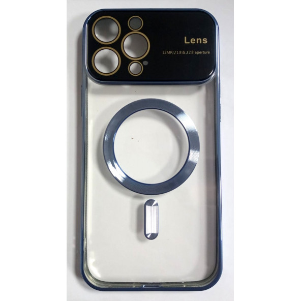 Apple İphone 12 Pro Max Uyumlu Magsafe Lens Koruma Lazer Kılıf - Resim 3