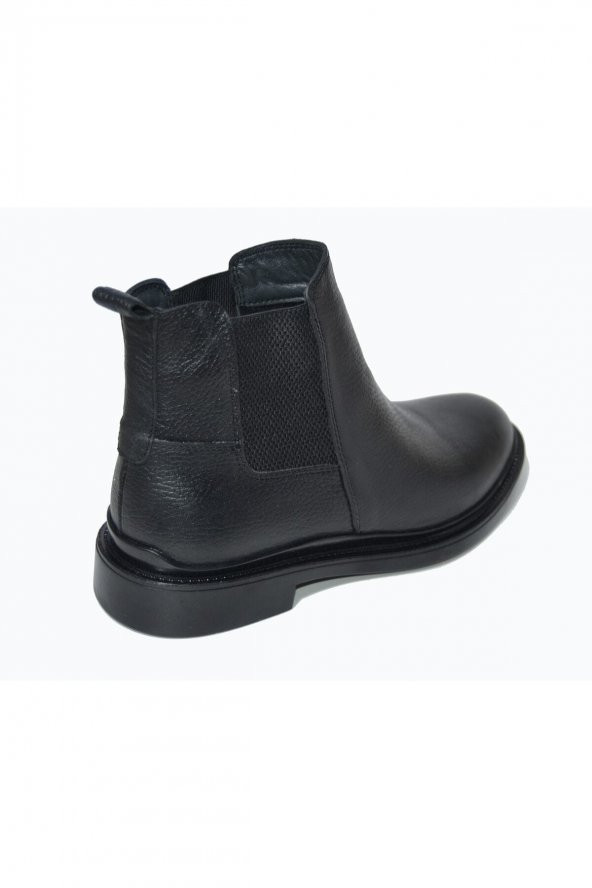 E&k Hakiki Deri Erkek Bot Erkek Siyah Bot Erkek Bot Ayakkabı Erkek Kışlık Bot Erkek Botu - Resim 2