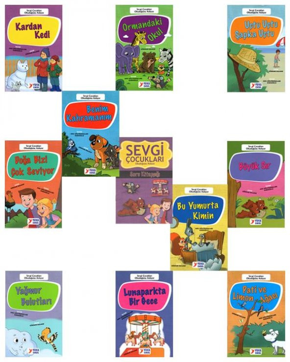 Sevgi Çocukları Okuduğunu Anlıyor Seti 10 Kitap - 2