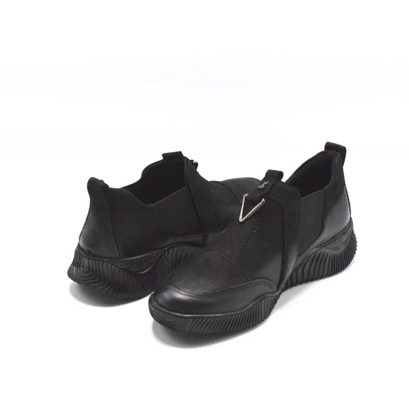 VENÜS 1953840K ORTOPEDİK DERİ GÜNLÜK ORTOPEDİK KADIN AYAKKAB - Resim 3